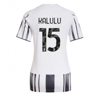 Juventus Pierre Kalulu #15 Maglia Gara Casa Repliche 2025-26 Donna Maniche Corte